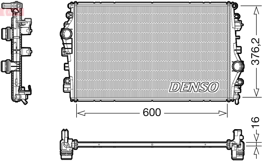 Radiator, engine cooling