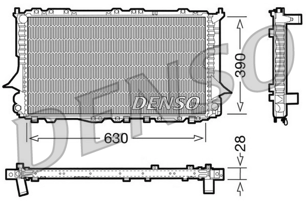 Radiator, engine cooling