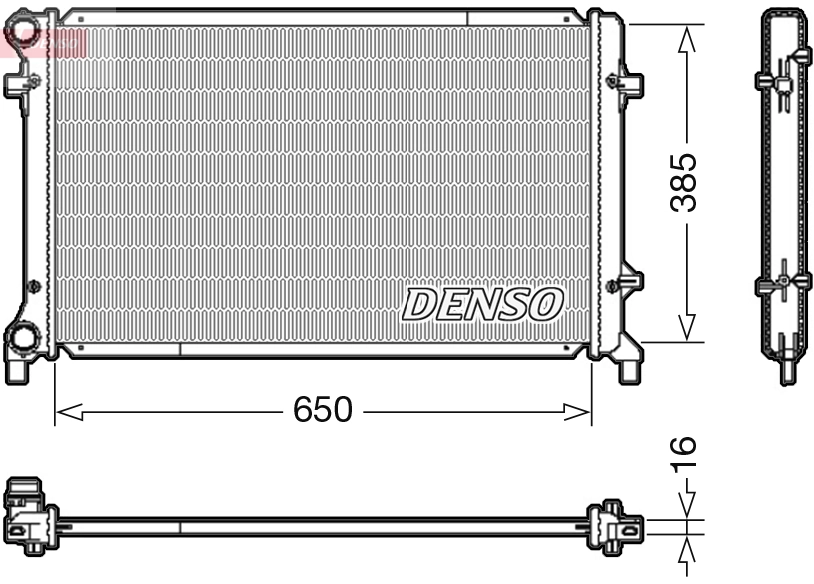 Radiator, engine cooling