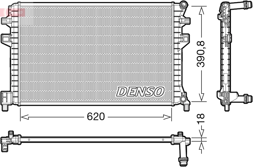 Radiator, engine cooling