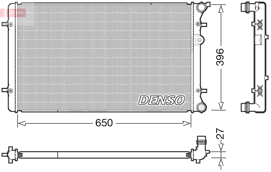 Radiator, engine cooling