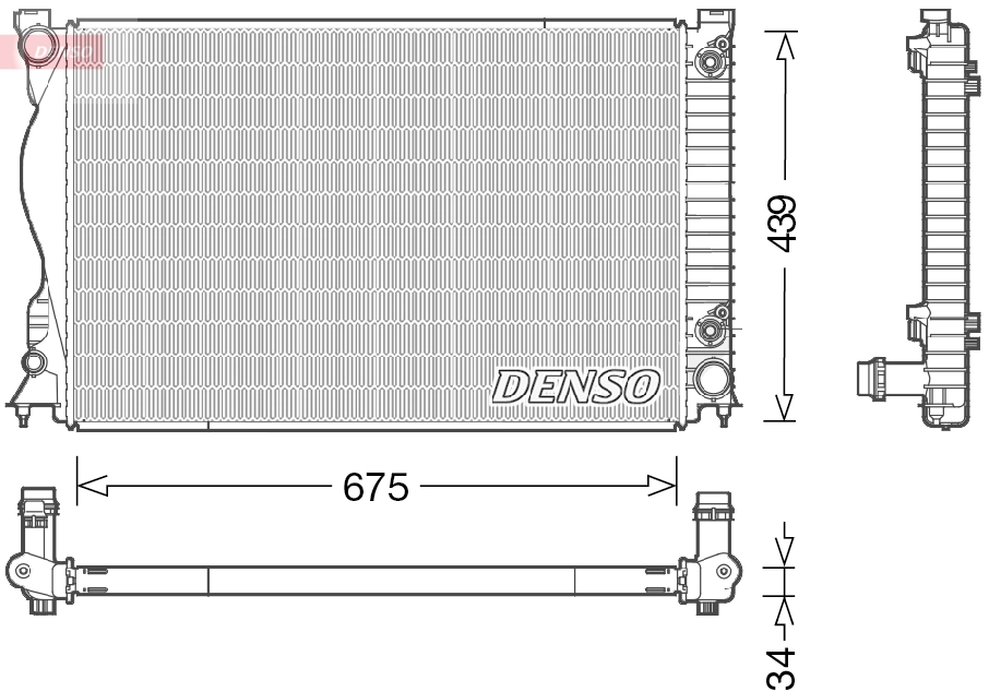 Radiator, engine cooling