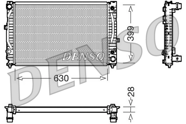 Radiator, engine cooling