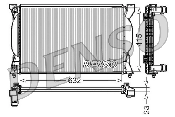 Radiator, engine cooling