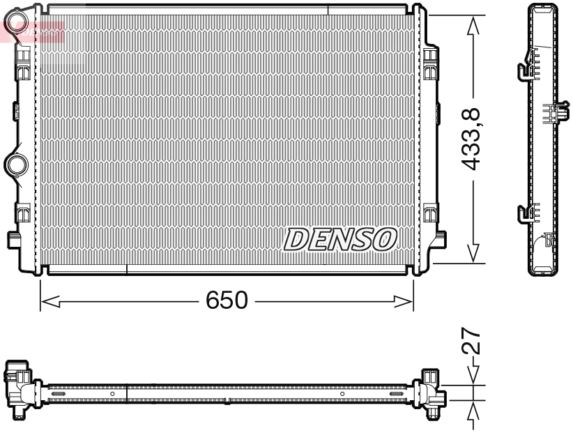 Radiator, engine cooling