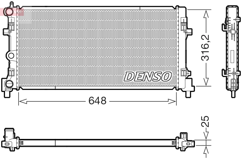 Radiator, engine cooling