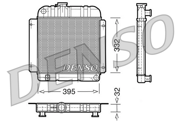 Radiator, engine cooling