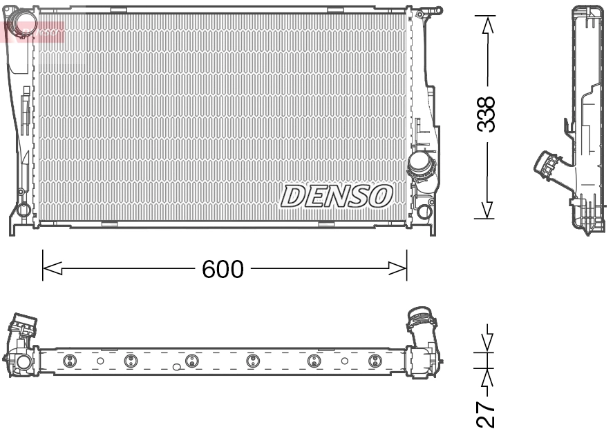 Radiator, engine cooling
