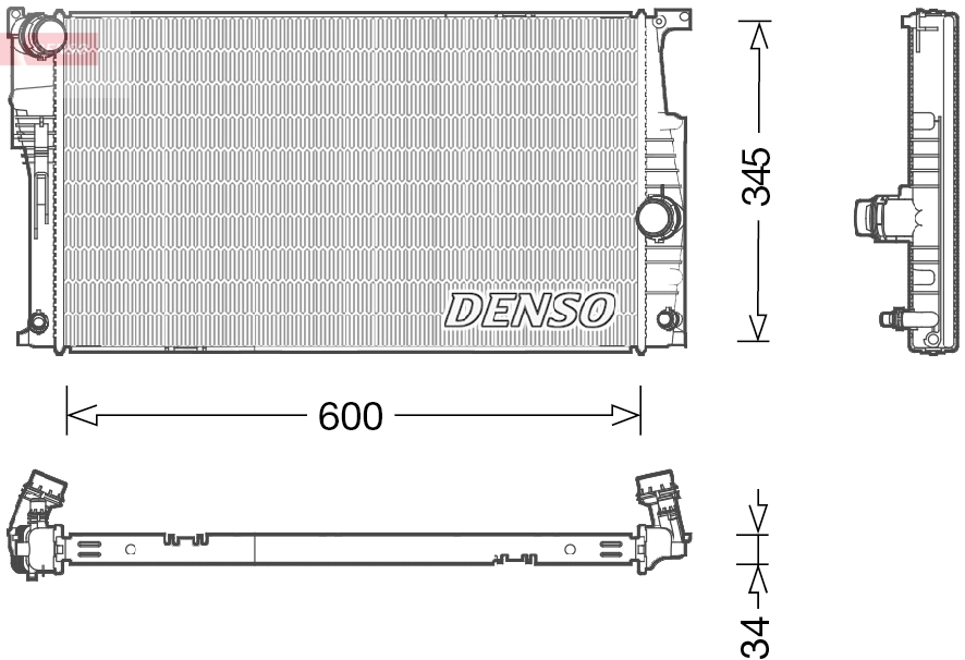 Radiator, engine cooling