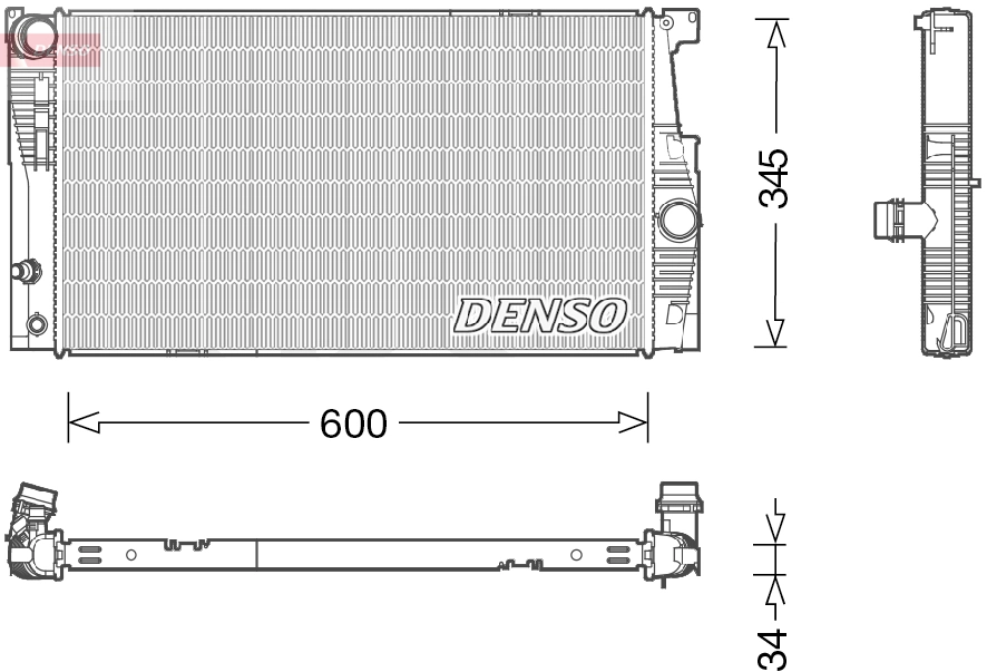 Radiator, engine cooling