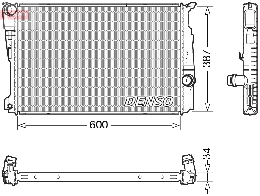 Radiator, engine cooling