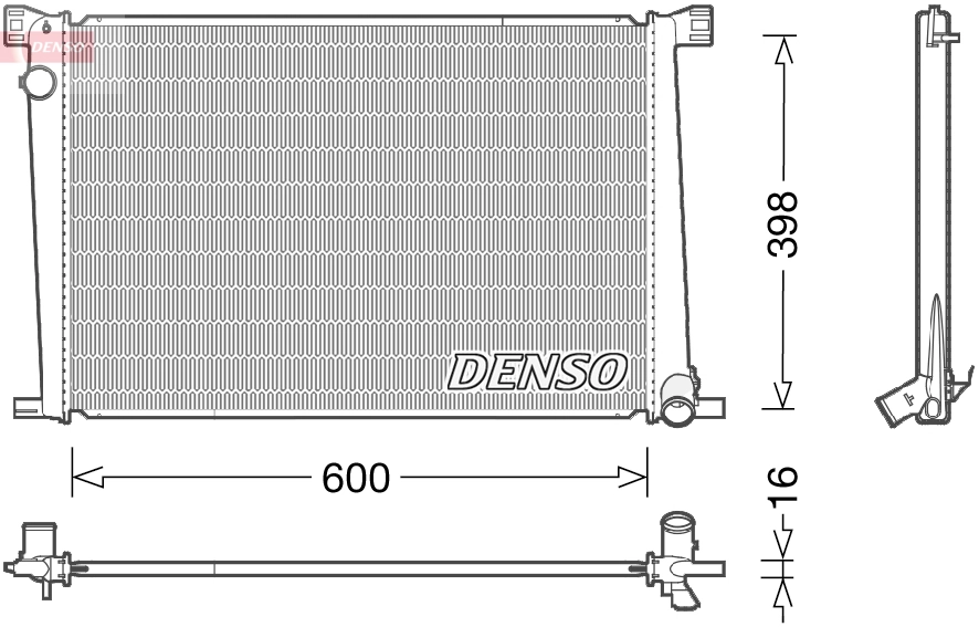 Radiator, engine cooling