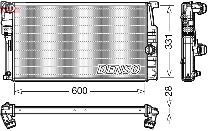 Radiator, engine cooling