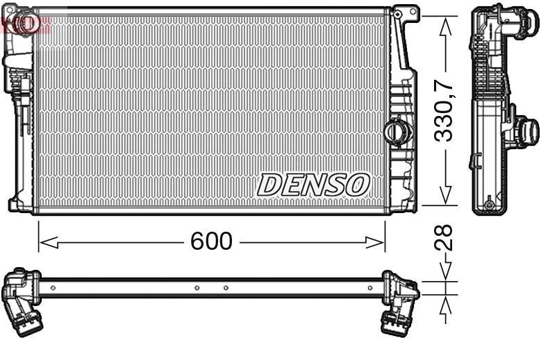 Radiator, engine cooling