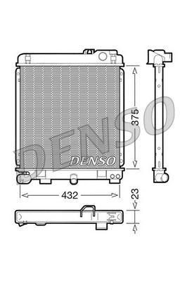 Radiator, engine cooling