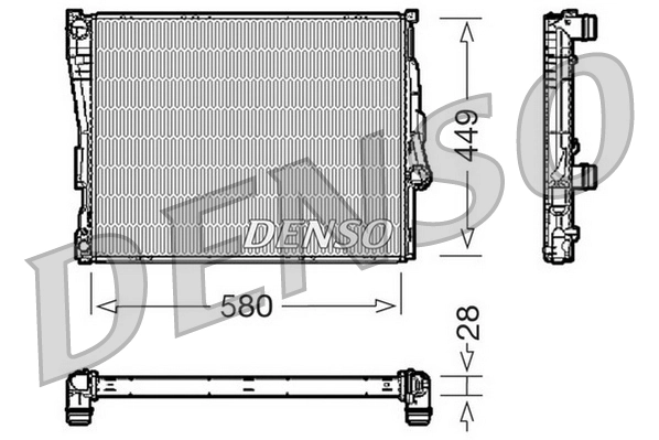 Radiator, engine cooling