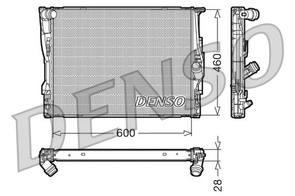 Radiator, engine cooling