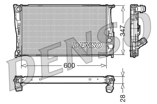 Radiator, engine cooling