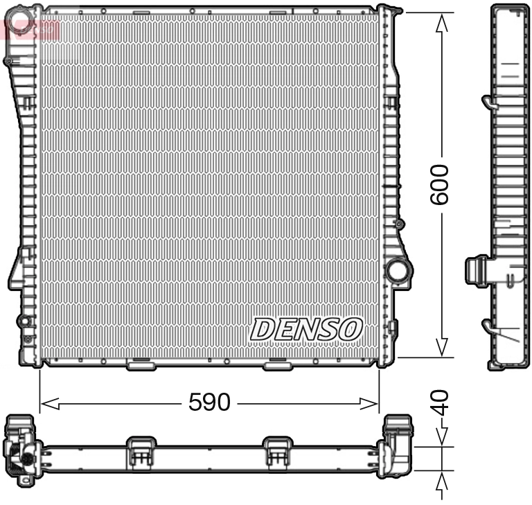 Radiator, engine cooling