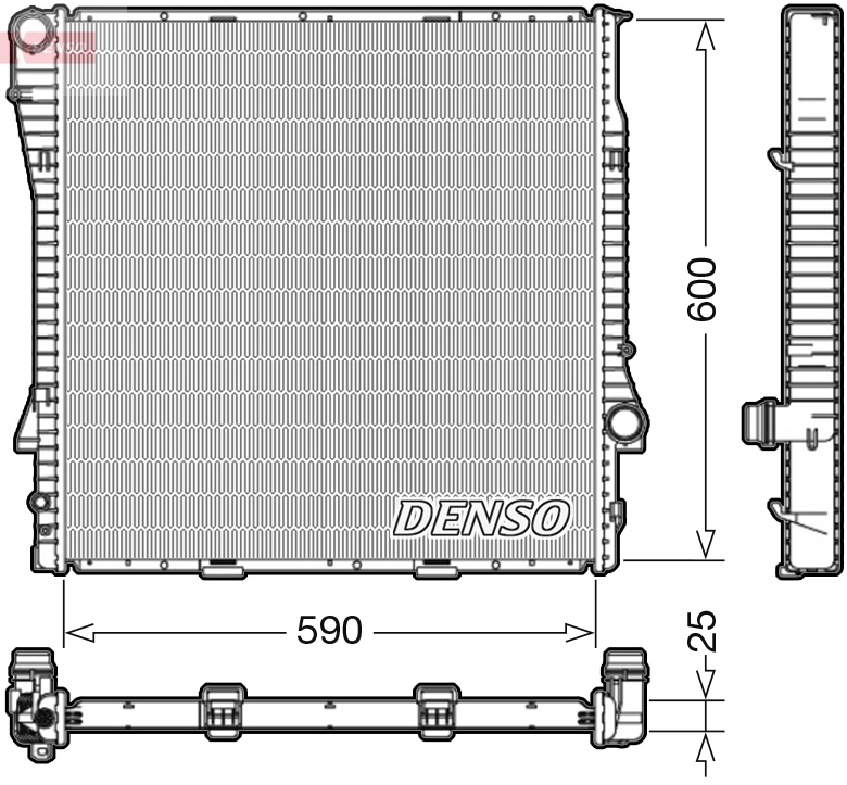 Radiator, engine cooling
