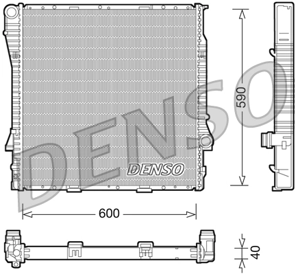 Radiator, engine cooling