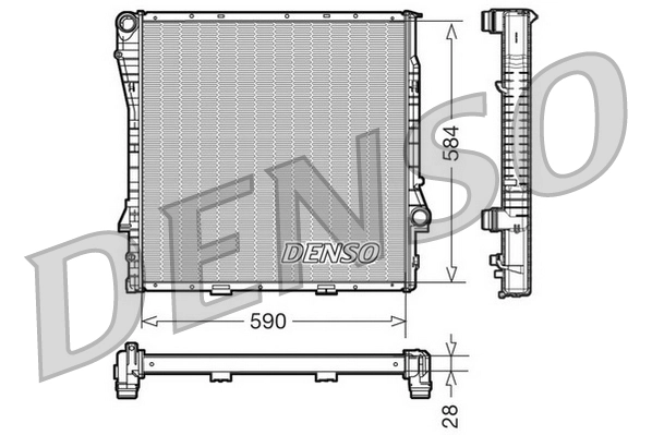 Radiator, engine cooling