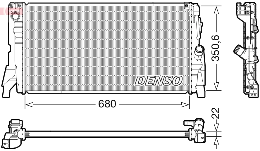 Radiator, engine cooling