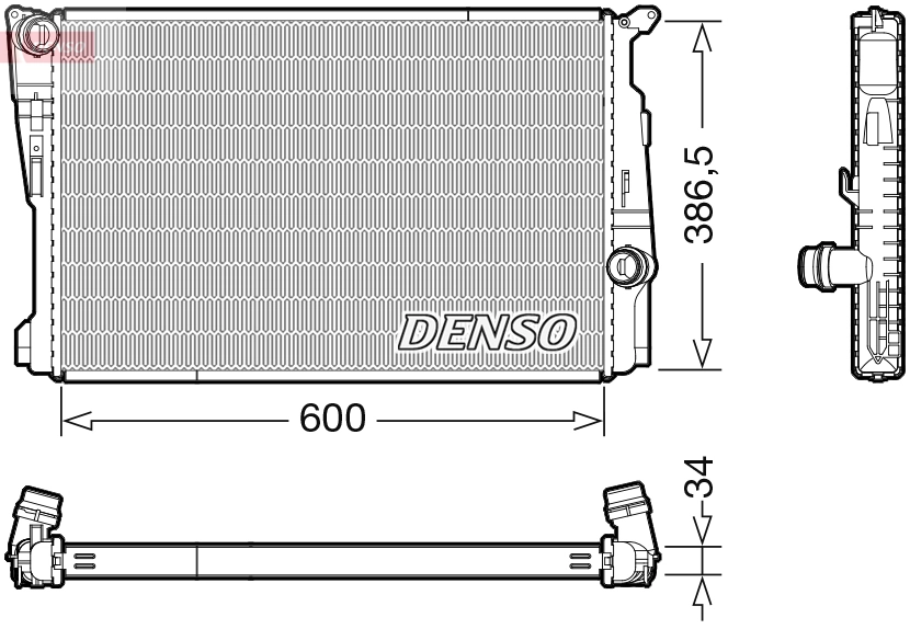 Radiator, engine cooling