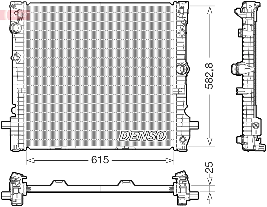 Radiator, engine cooling