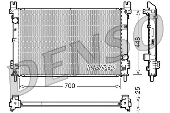 Radiator, engine cooling