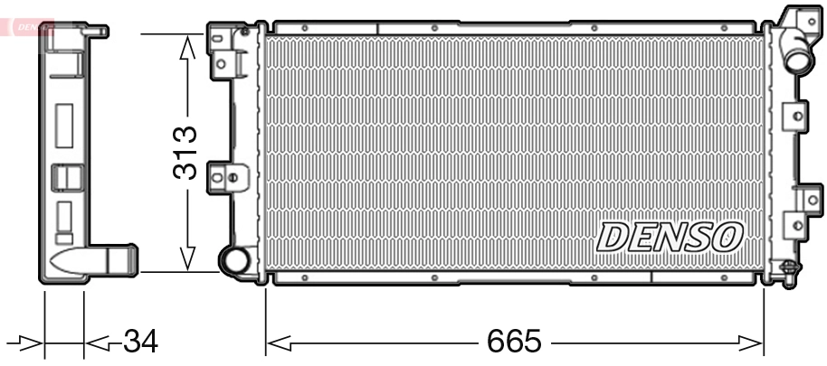 Radiator, engine cooling