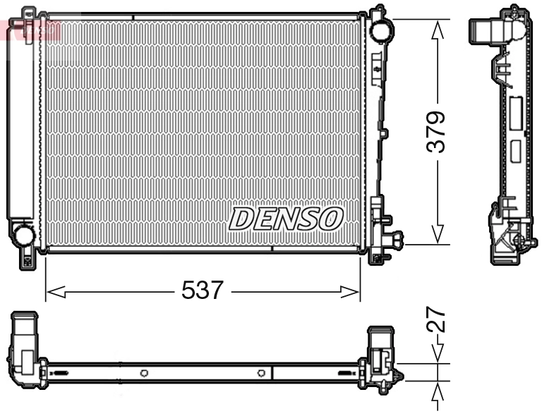 Radiator, engine cooling