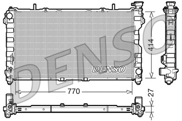 Radiator, engine cooling