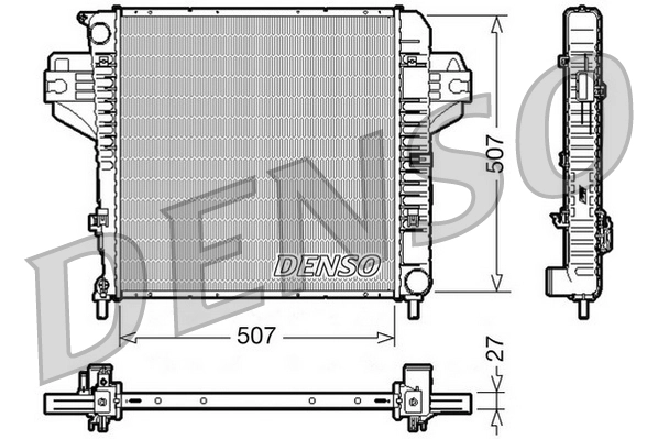 Radiator, engine cooling