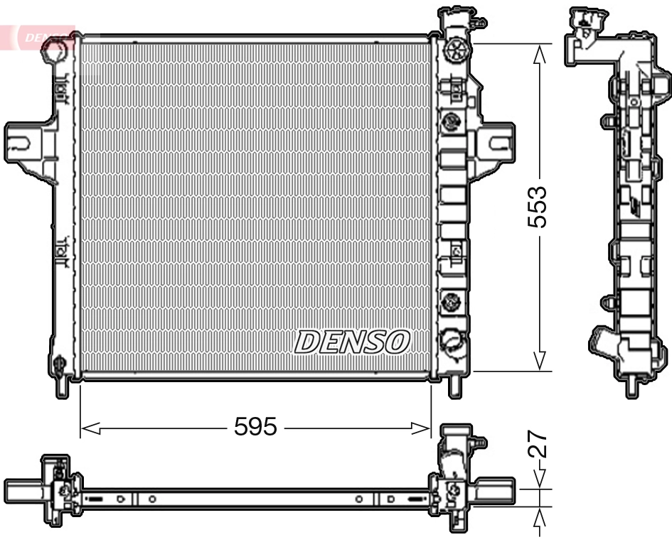 Radiator, engine cooling