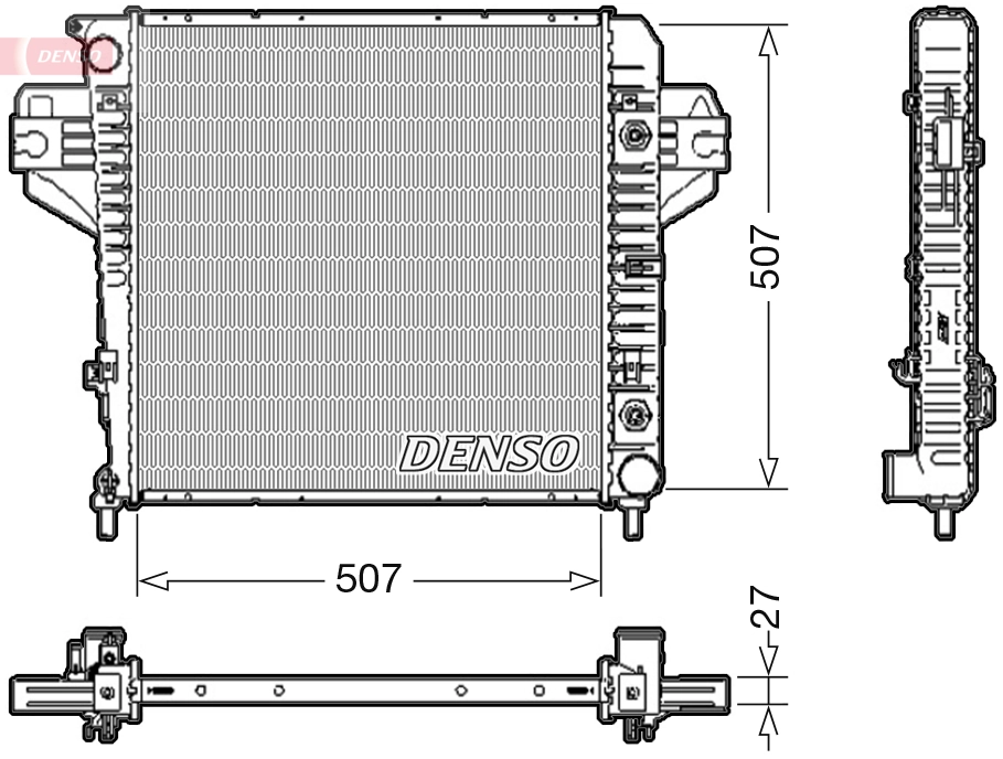 Radiator, engine cooling