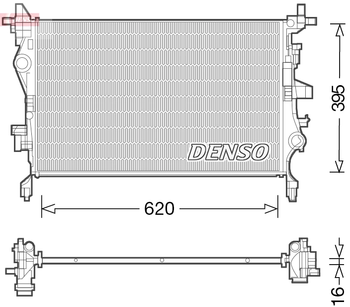 Radiator, engine cooling