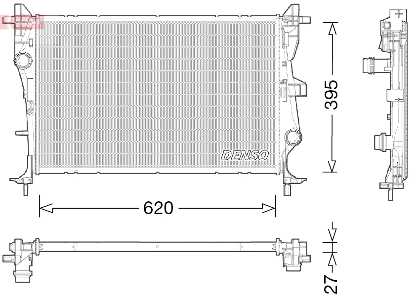 Radiator, engine cooling