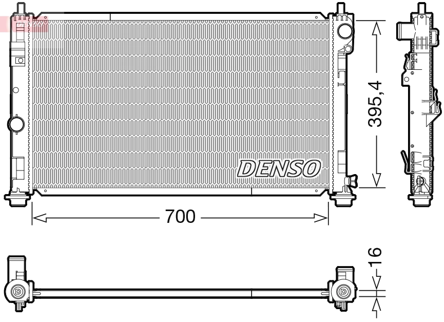 Radiator, engine cooling