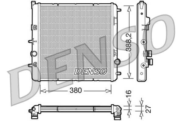 Radiator, engine cooling