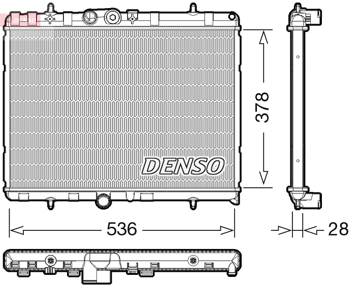 Radiator, engine cooling