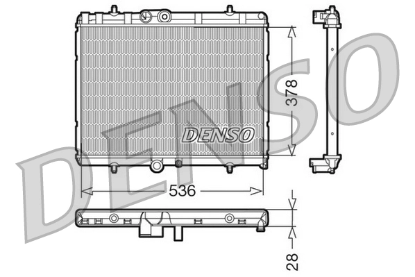 Radiator, engine cooling