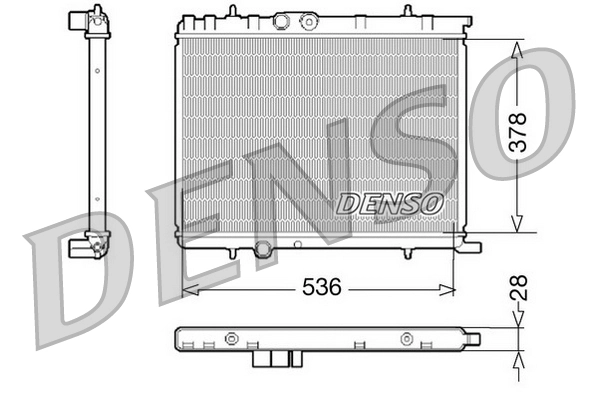 Radiator, engine cooling