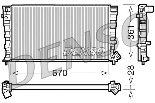 Radiator, engine cooling