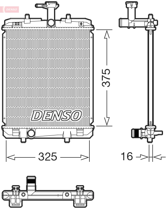 Radiator, engine cooling