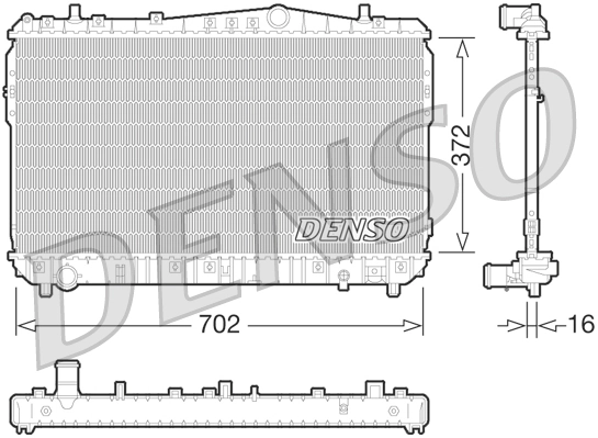 Radiator, engine cooling