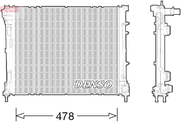 Radiator, engine cooling