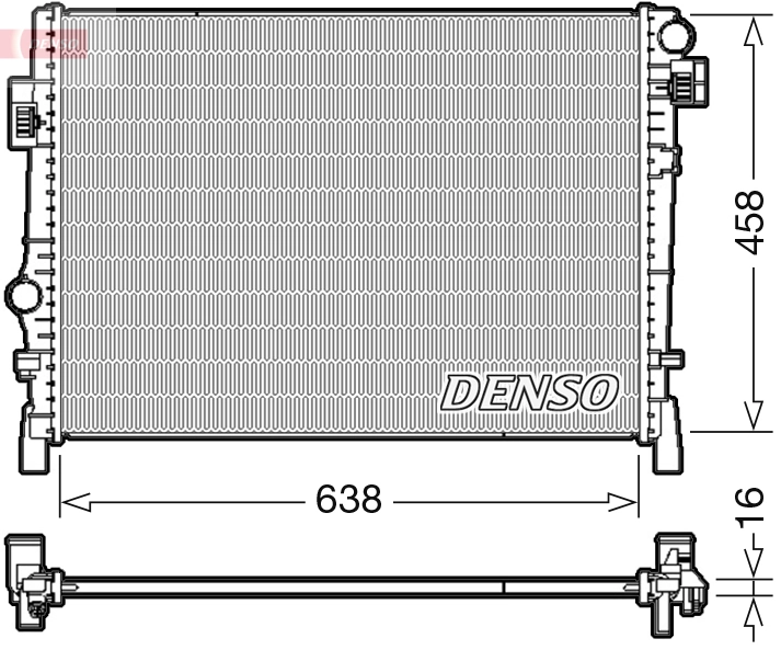 Radiator, engine cooling
