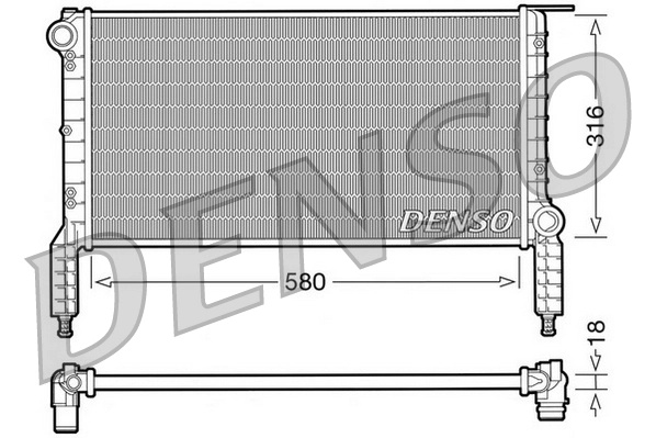 Radiator, engine cooling