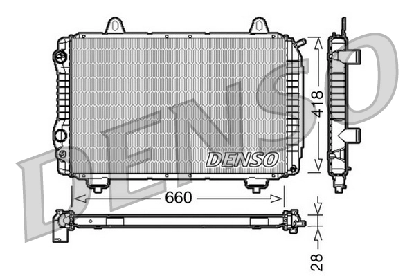 Radiator, engine cooling